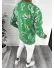 Bluza barbati cu imprimeu verde K410 29-1
