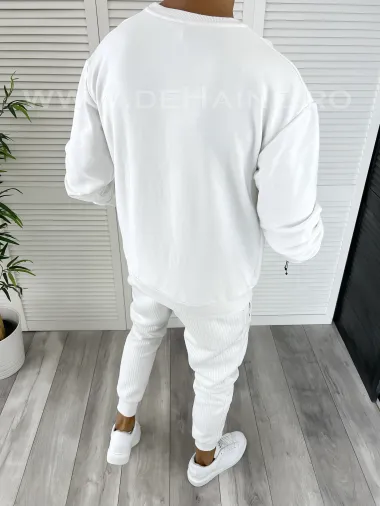 Bluza barbati alba oversize K224 P20-4.2