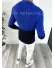 Pulover barbati gros slim fit albastru T3577 I11-6