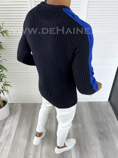 Pulover barbati gros slim fit bleumarin T3586 P18-3.2