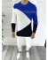 Pulover barbati gros slim fit albastru T3602 7-6
