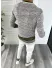 Pulover barbati gros slim fit bej T3616 80-1