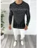 Pulover barbati gros slim fit negru T3620 103-5*/U5