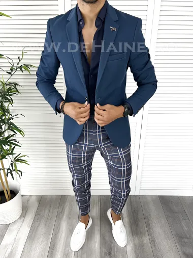 Tinuta barbati smart casual Pantaloni + Camasa + Sacou B9261