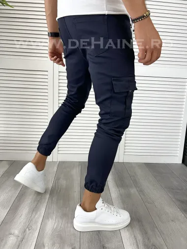 Pantaloni barbati casual bleumarin B9245 D2-1.4