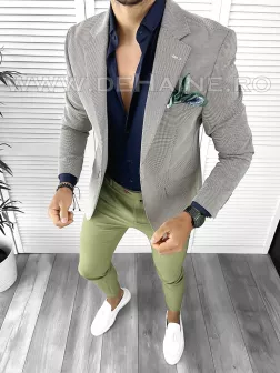Tinuta barbati smart casual Pantaloni + Camasa + Sacou B9207