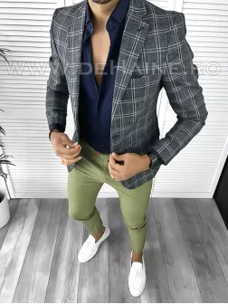 Tinuta barbati smart casual Pantaloni + Camasa + Sacou B9210