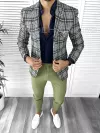 Tinuta barbati smart casual Pantaloni + Camasa + Sacou B9212