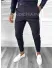 Pantaloni barbati eleganti regular fit bleumarin B9147 P18-4.2