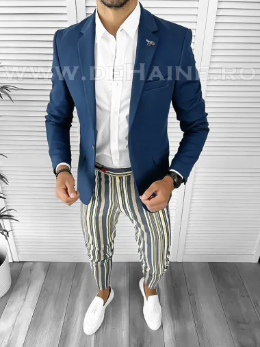 Tinuta barbati smart casual Pantaloni + Camasa + Sacou B9149