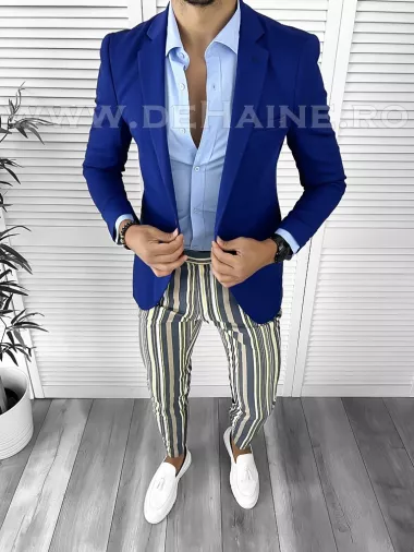 Tinuta barbati smart casual Pantaloni + Camasa + Sacou B9153