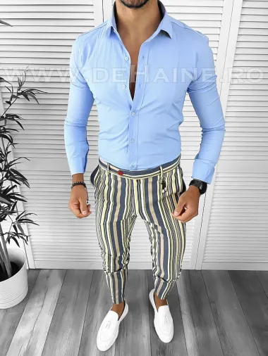 Tinuta barbati smart casual Pantaloni + Camasa B9155