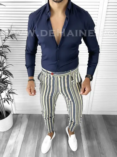 Tinuta barbati smart casual Pantaloni + Camasa B9161
