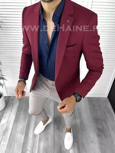 Tinuta barbati smart casual Pantaloni + Camasa + Sacou B8848