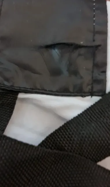 Tricou barbati alb slim fit cu defect DEF2655 