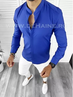 Camasa barbati slim fit albastra B8826 