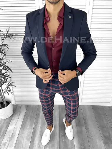 Tinuta barbati smart casual Pantaloni + Camasa + Sacou B8838