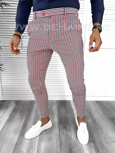 Pantaloni barbati eleganti cu dungi B1595 P20-4.2