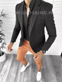 Tinuta barbati smart casual Pantaloni + Camasa + Sacou B8435