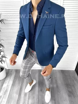 Tinuta barbati smart casual Pantaloni + Camasa + Sacou B8455