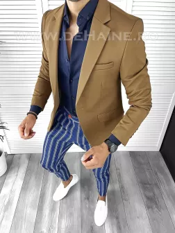 Tinuta barbati smart casual Pantaloni + Camasa + Sacou B8458