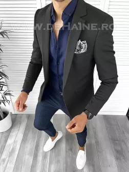 Tinuta barbati smart casual Pantaloni + Camasa + Sacou B8471