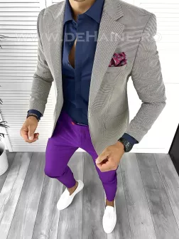 Tinuta barbati smart casual Pantaloni + Camasa + Sacou B8519 Tinuta barbati smart casual Pantaloni + Camasa + Sacou B8519