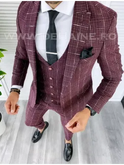 Compleu barbati grena Vesta + Pantaloni B8387 P19-3.1