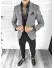 Sacou barbati slim fit gri B8328 P19-4.2