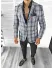 Sacou barbati slim fit in carouri B8276 D11-5.3