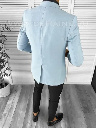 Sacou barbati blue slim fit B8286 D0
