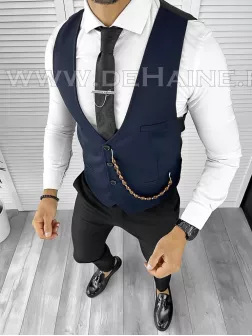 Vesta barbati eleganta slim fit bleumarin B8172 O5-4.3
