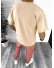 Trening barbati bej/roz pantaloni + tricou oversize B7962 112-4
