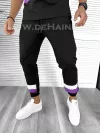 Trening barbati negru pantaloni + tricou oversize B7987 50-1