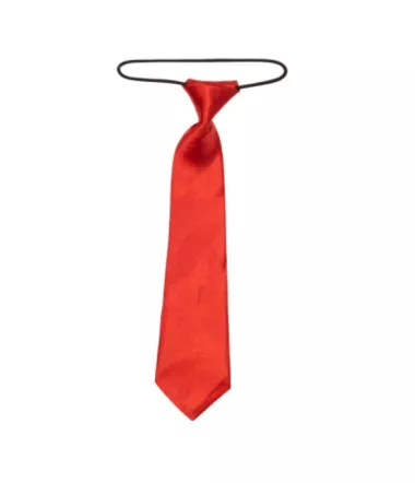 Cravata pentru copii, Buticcochet, Rosu din material sintetic, 28 cm B7984 E