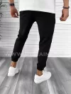 Trening barbati alb/negru pantaloni + tricou oversize B7962 U5-2