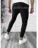 Pantaloni barbati casual regular fit negri B7879 D5-4.3