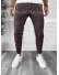 Pantaloni barbati casual regular fit grena B7932 I10-1 U4-1