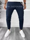 Pantaloni barbati casual regular fit bleumarin B7934 D2-1.1