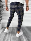 Pantaloni barbati casual regular fit bleumarin B7939 7-5 E~