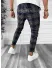 Pantaloni barbati casual regular fit bleumarin B7939 D8-4