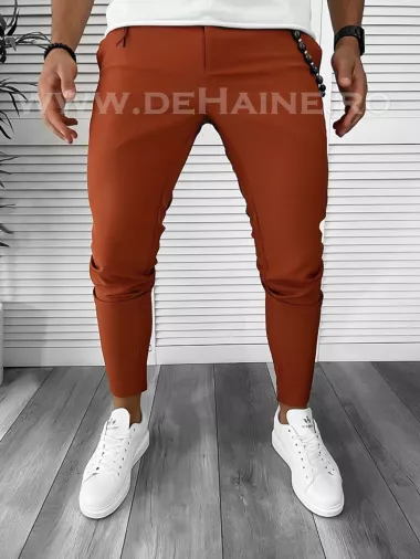 Pantaloni barbati casual regular fit maro B1734 B6-3/ 68-1.5 ~
