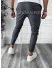 Pantaloni barbati casual regular fit gri in carouri B7872 P19-6.2 Pantaloni barbati casual regular fit gri in carouri B7872 P19-6.2