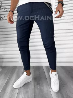 Pantaloni barbati casual regular fit bleumarin B7879  10-4 E/ F8-4.5
