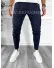 Pantaloni barbati casual regular fit bleumarin B7884 D4-4.1