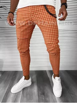 Pantaloni barbati casual regular fit carouri B1880 9-5 E B2-7