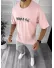 Tricou barbati roz cu imprimeu pe spate oversize B7826 N5-3.1