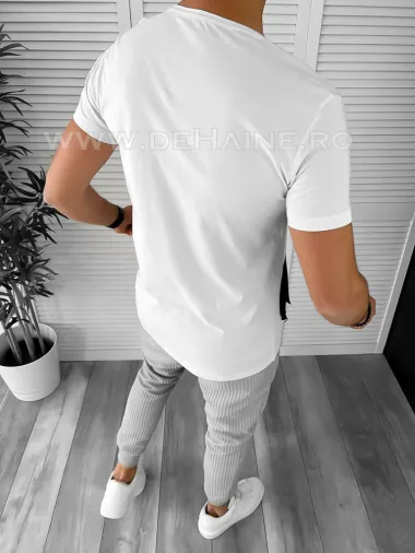 Tricou barbati alb slim fit Vagabond B1946 O3-4.1