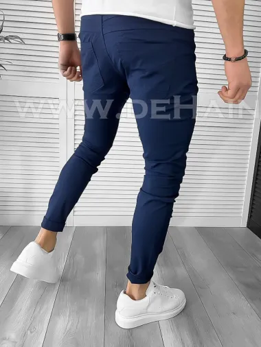Pantaloni barbati casual bleumarin A8507 O1-3.1