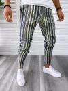 Pantaloni barbati casual regular fit in dungi B1864 F3-4 E 14-5